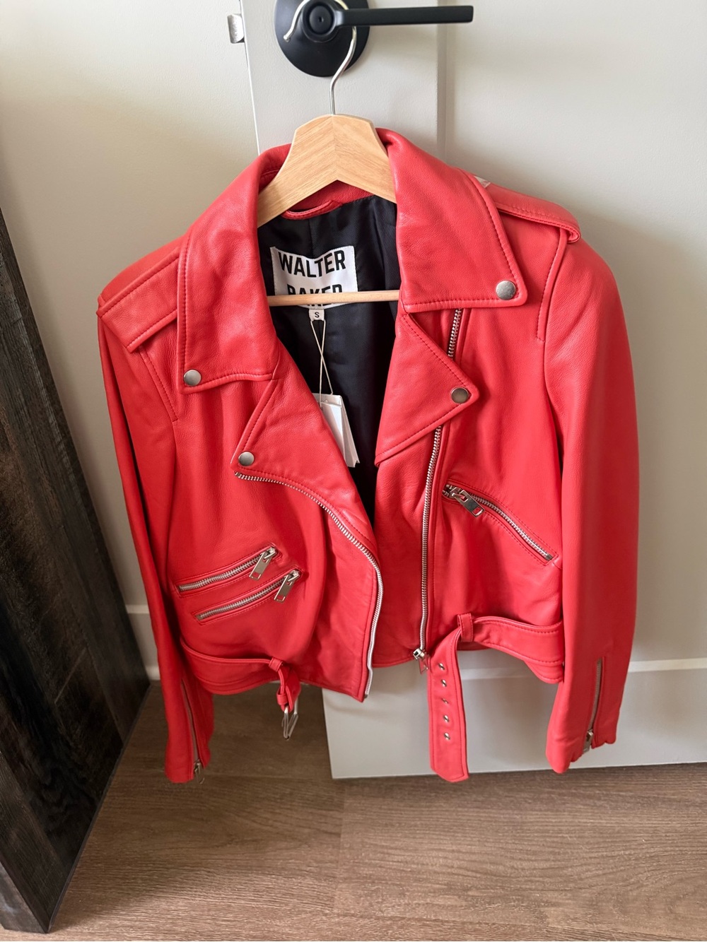 Walter Baker Red Leather Jacket